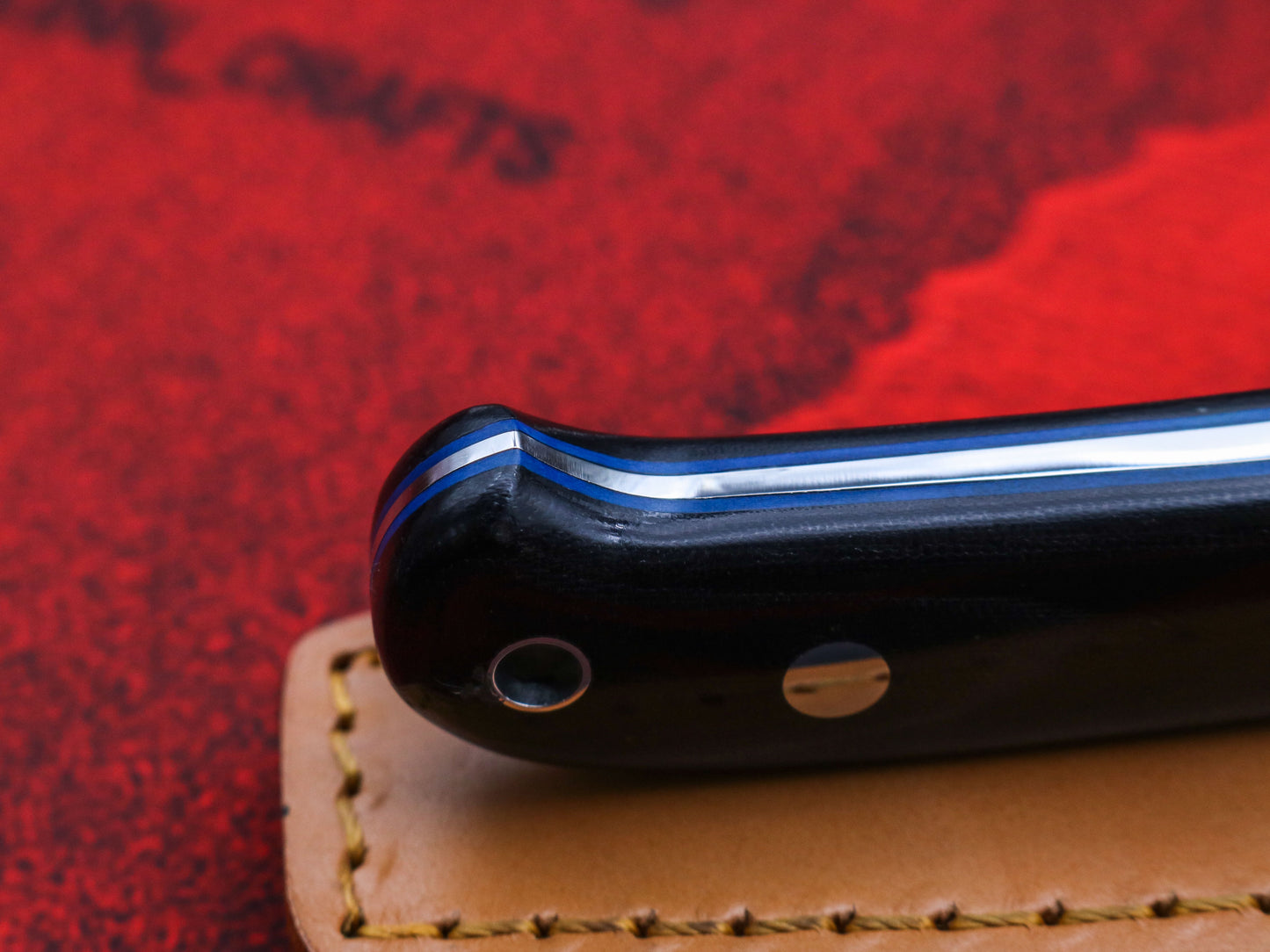 Loveless style | New York Special Knife|Black Micarta