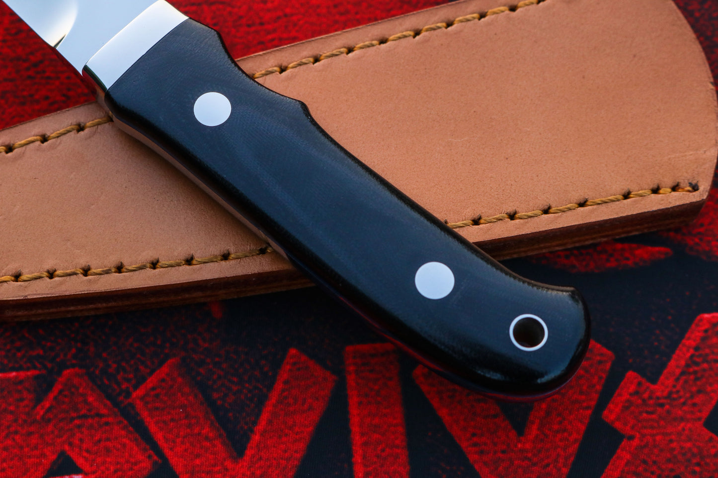 Loveless style | New York Special Knife|Black Micarta