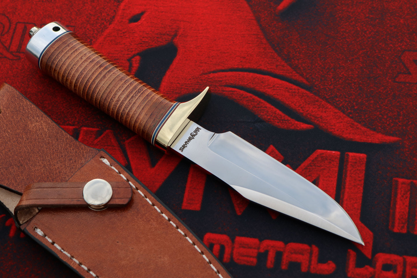 Premium Leather handle knife| Randall Model 8 Style
