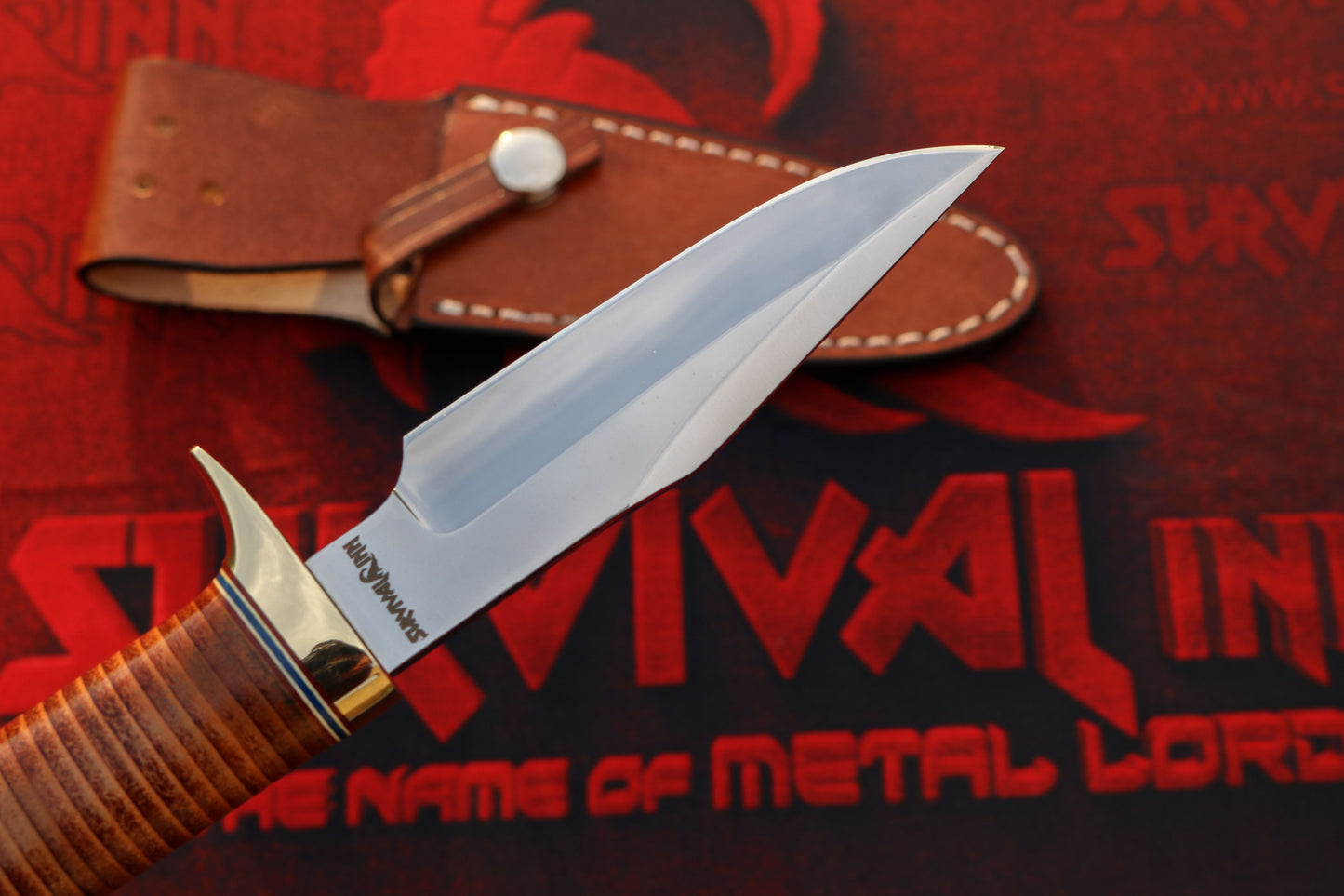 Premium Leather handle knife| Randall Model 8 Style