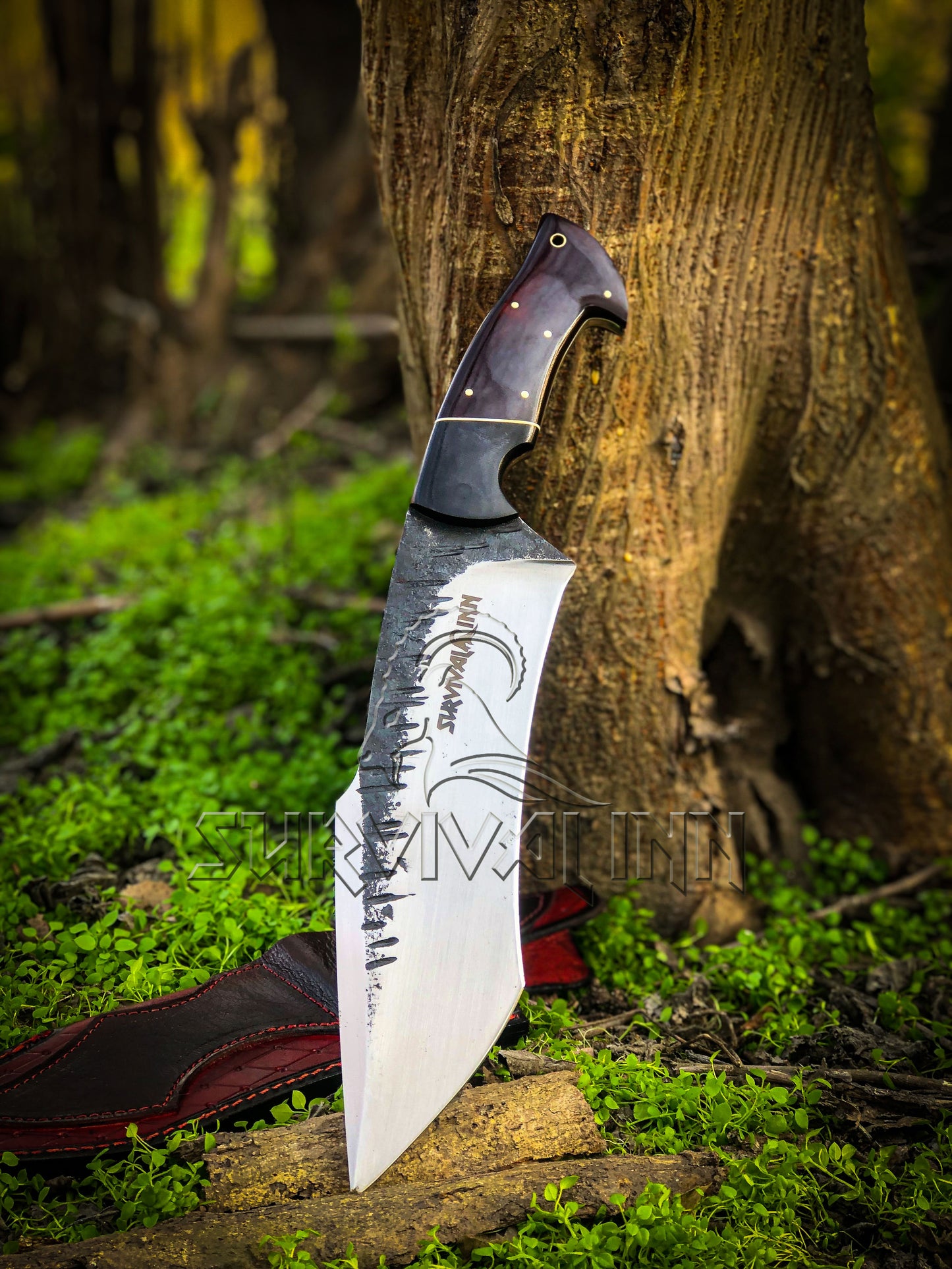 Heavy-Duty Tanto Bowie Knife – G-10 Handle | Outdoor & Combat Ready