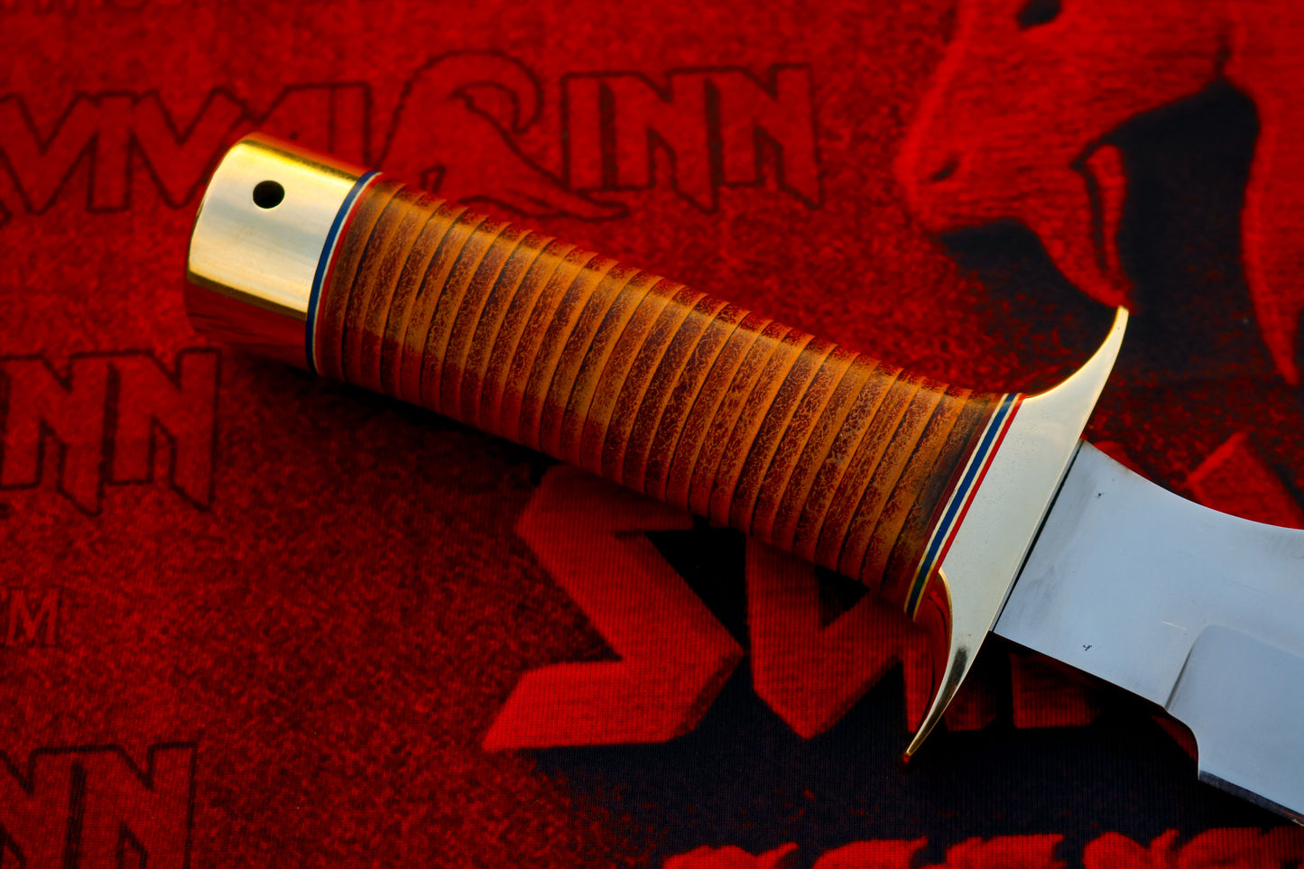 randall model 1 all purpose fighting bowie knife leather handle