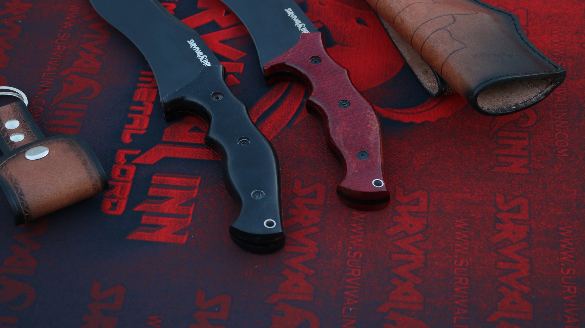 Handcrafted Bowie knife with ergonomic handle design