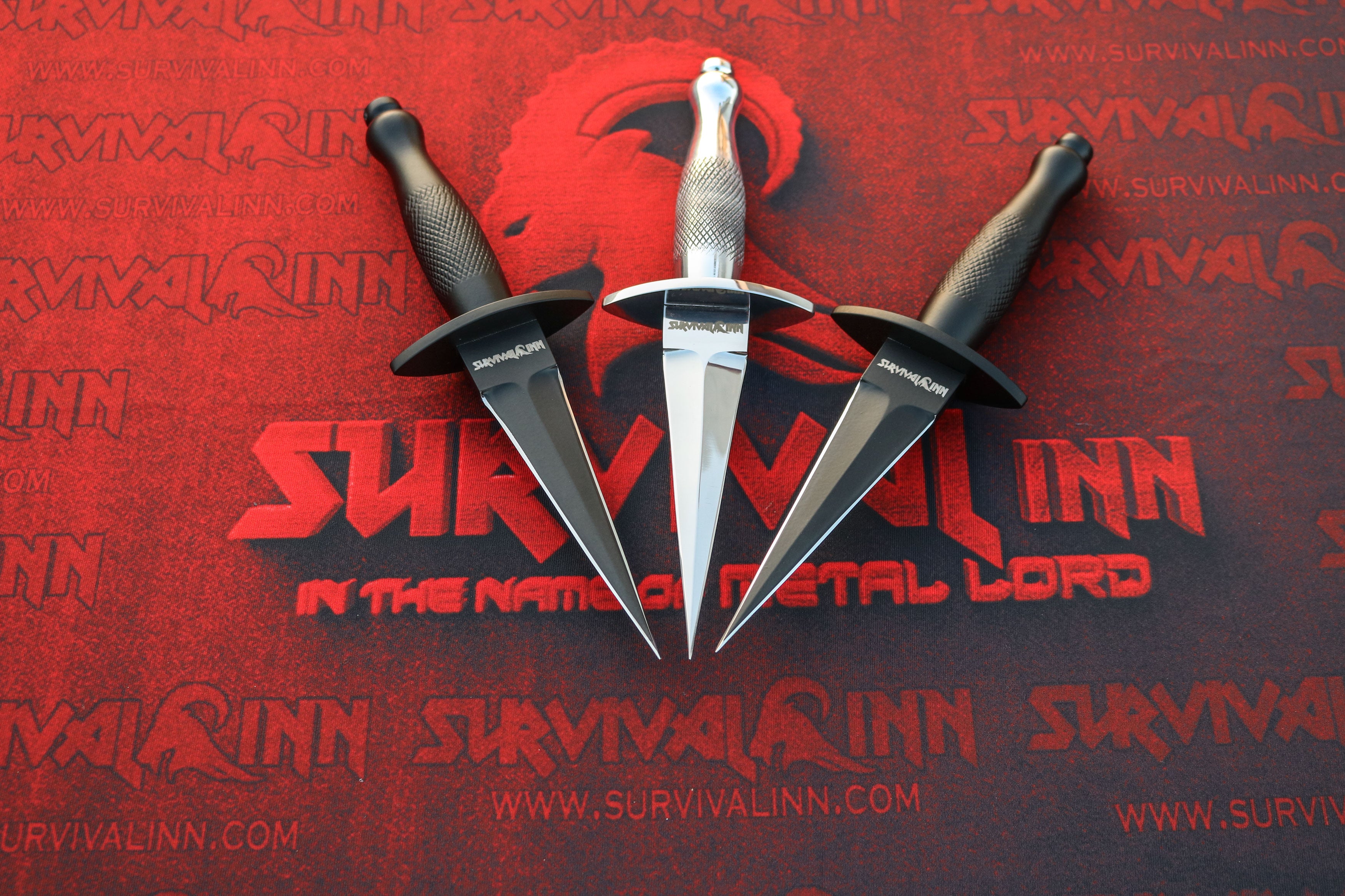 Fairbairn-Sykes Dagger tactical knife with double-edged D2 steel blade