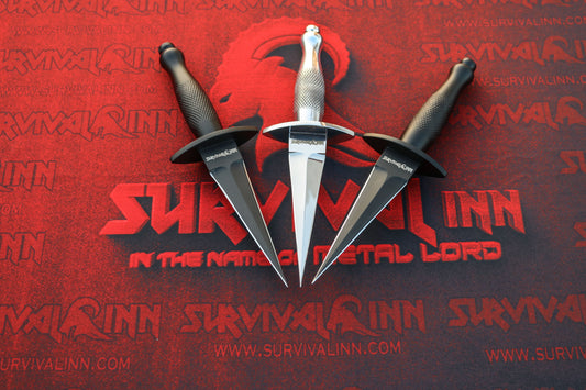 Fairbairn-Sykes Dagger tactical knife with double-edged D2 steel blade