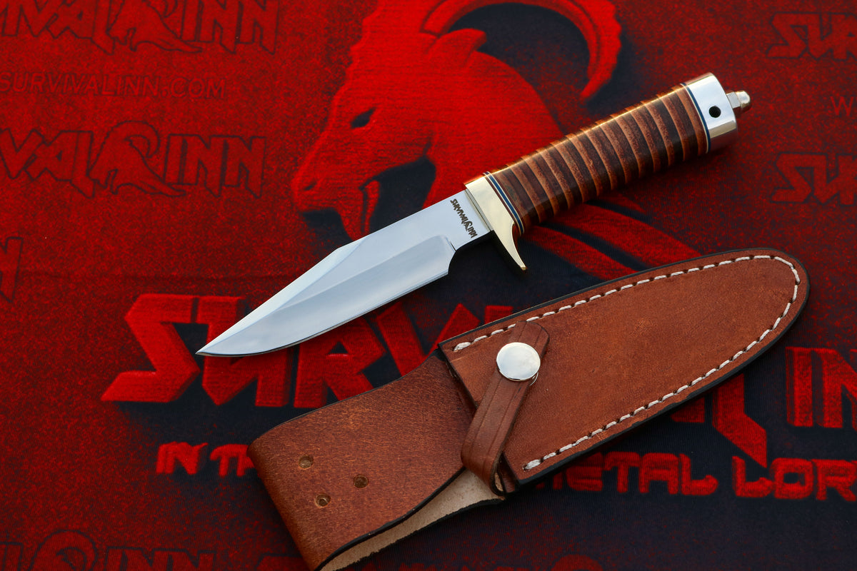 Randall Model 23 Gamemaster knife with 4 1/2 inch blade and leather handle