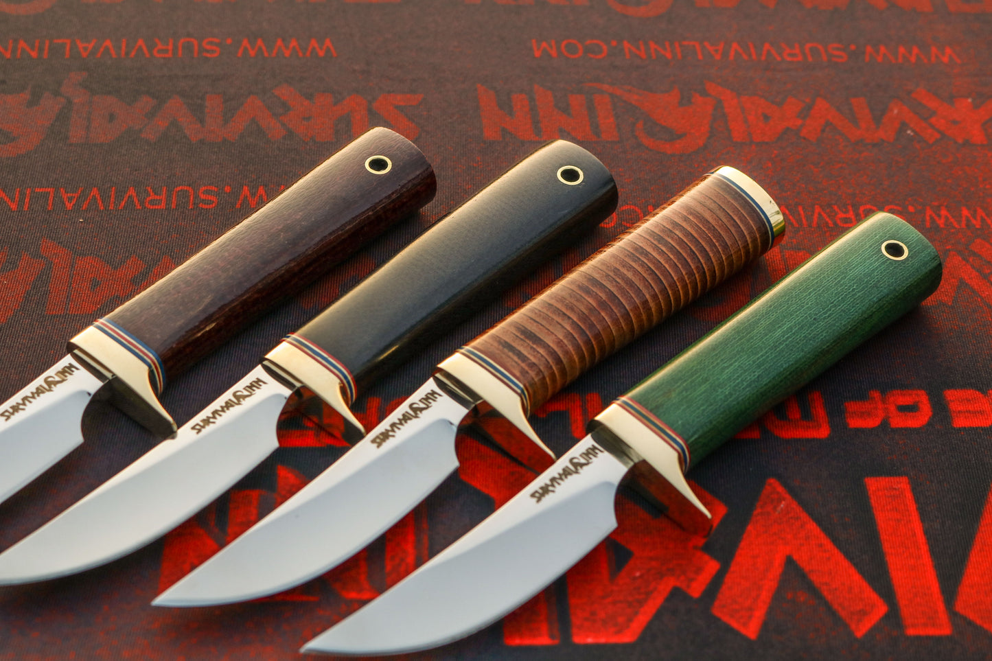 Close-up of Randall Model 20 Yukon Skinner style blade profile designed for hunting and field dressin