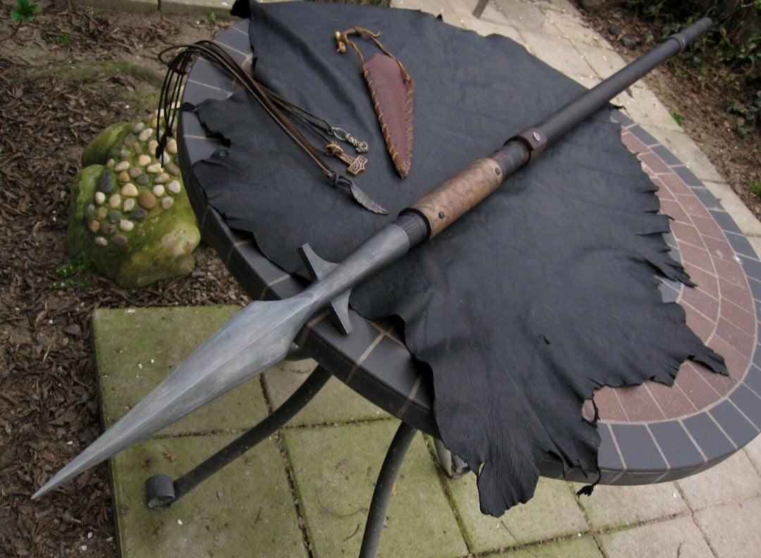 Custom 5160 forged steel Handmade Spear knife , Boar Hunting Spear by Survivalinn